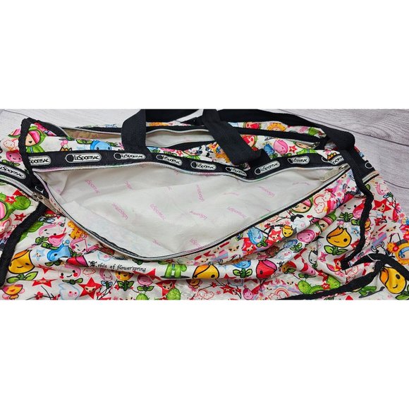 RARE XL Tokidoki LeSportsac Weekender Duffle Bag Purse 1st Edition 22" - Picture 12 of 13